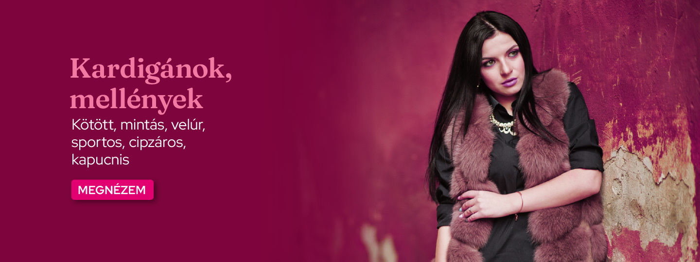 Kardigánok, mellények