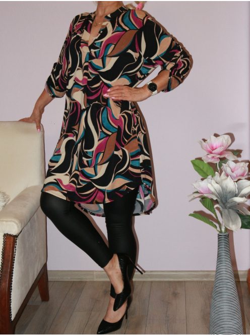 Mintás hátulja hosszabb ingtunika!   XL-3XL