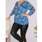 Mandala mintás,denevérujjas,ékszerdíszes felső! L-XXL