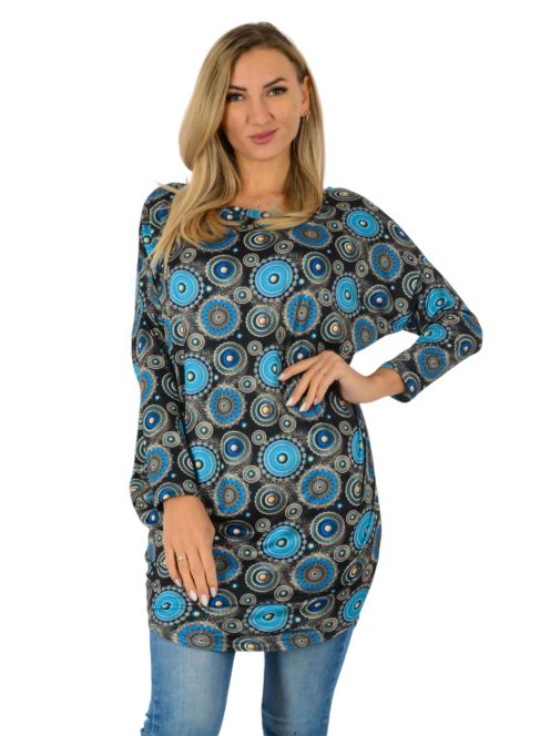 Mandala mintás,aszimmetrikus, lenge tunika!  L-XXL