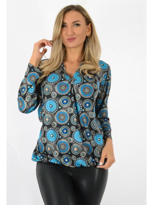 Mandala mintás, ingfazonú ,gumis aljú felső!  L-XXL