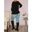 Görög mintás,tüll betétes,gumis aljú felső !  L-XL