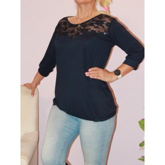 Csipke betétes,gumis aljú felső !  L-XL