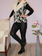 Cikk-cakk mintás,gyajú mellény !  M-XL