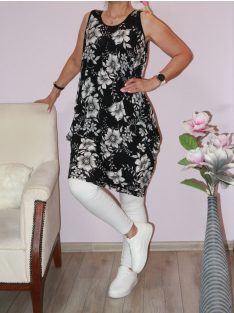 Virágos,háta pántos,lenge tunika! L-XXL