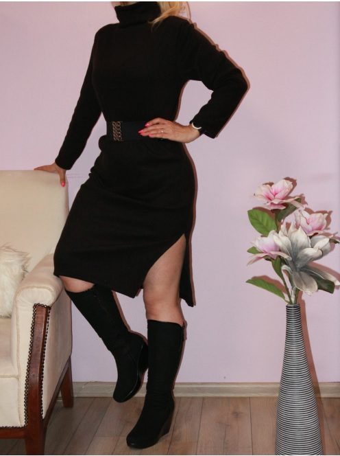 Garbós,puhaanyagú,oldala felsliccelt ruha!  M-XL