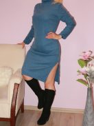 Garbós,puhaanyagú,oldala felsliccelt ruha!  M-XL