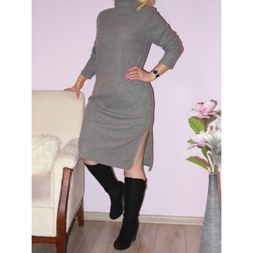Garbós,puhaanyagú,oldala felsliccelt ruha!  M-XL