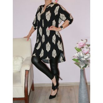 Népi motívumos hátulja hosszabb ingtunika!   XL-3XL