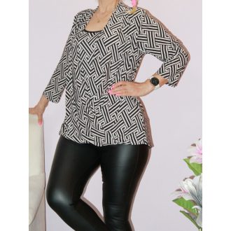 Átlapolt,görög mintás felső ! L-XXL