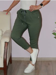 Zsebes ,gumisderekú nadrág ! khaki XL,XXL