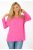 V kivágású,vékony kötött,denevérujjas felső ! pink L-XXL