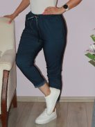 Zsebes ,gumisderekú nadrág ! farmerkék XXL,3XL