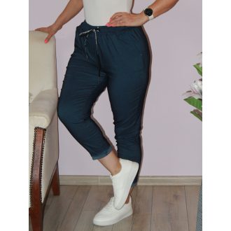 Zsebes ,gumisderekú nadrág ! farmerkék XXL,3XL