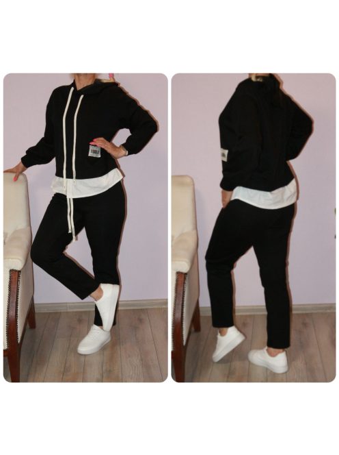 Kapucnis,zsebes,puhaanyagú szabadidőruha !   L-XL