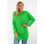 Egyszínű lenge tunika! zöld L-XXL