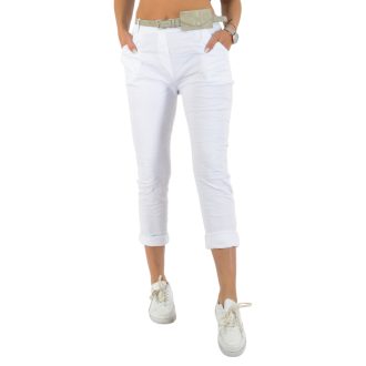   Koptatott,zsebes ,gumisderekú,táskás öves nadrág ! fehér L-XL