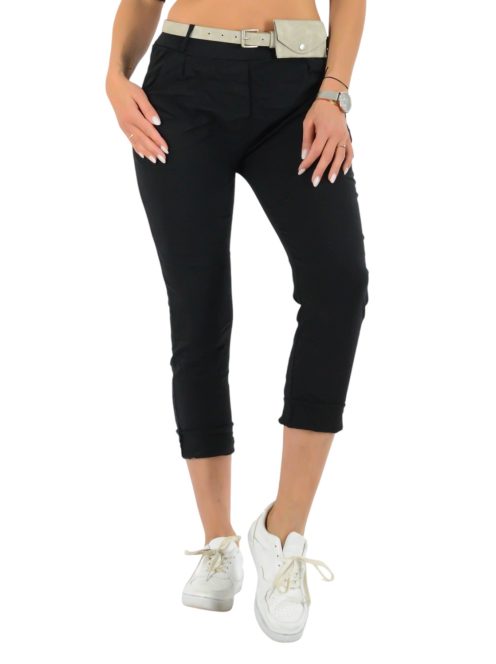 Koptatott,zsebes ,gumisderekú,táskás öves nadrág ! fekete L-XL