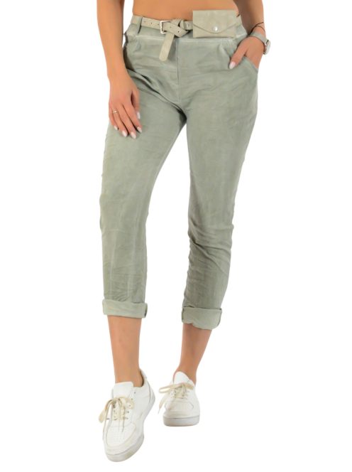 Koptatott,zsebes ,gumisderekú,táskás öves nadrág ! khaki L-XL