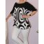 Mintás ,gumis aljú felső ! fekete-fehér  XXL-3XL