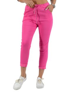 Zsebes ,gumisderekú nadrág ! pink L-XXL