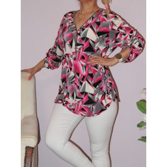 Gemetriai mintás,cipzáras felső !  L-XXL