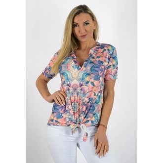 Mandala mintás,ingfazonú,elöl kötős felső!  S-XL