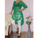 Horgolt,hátul hosszított tunika! Több szín! M-XL