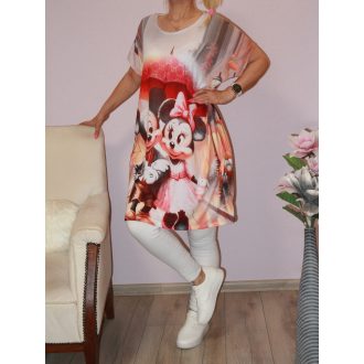 Egérke páros,esernyős,mintás tunika !   XXL-3XL