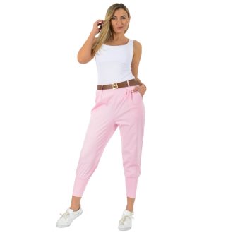   Zsebes ,öves,gumis derekú bricsesznadrág ! rózsaszín  M-XL