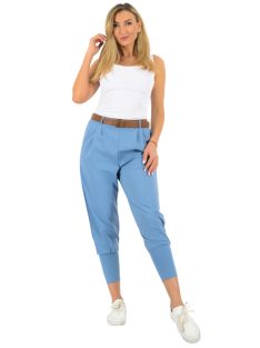   Zsebes ,öves,gumis derekú bricsesznadrág ! farmerkék M-XL