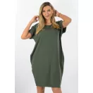 Zsebes,pamut tunika/ruha!  Több szín !  XL-XXL
