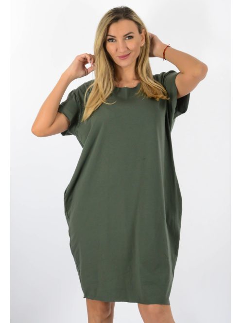 Zsebes,pamut tunika/ruha!  Több szín !  XL-XXL
