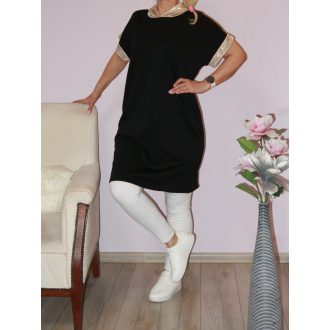 Arany kapucnis,oldala felcliccelt tunika! fekete L-XXL