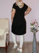 Arany kapucnis,oldala felcliccelt tunika! fekete L-XXL
