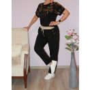 Arany mintás  szett ! fekete  L-XL