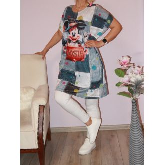 Egérkés,mintás tunika !   XXL-3XL