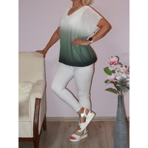 Színátmenetes,gumis aljú, muszlin felső! khaki L-XXL