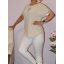 Arany szegélyes,láncdíszes  felső ! bézs L-XXL