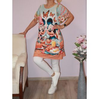 Egérke páros,lepkés ,virágos tunika !   XXL-3XL