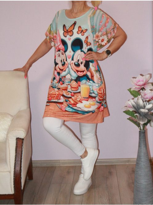 Egérke páros,lepkés ,virágos tunika !   XXL-3XL