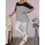 Gombdíszes,latex betétes ,gumis aljú felső! szürke XL-3XL
