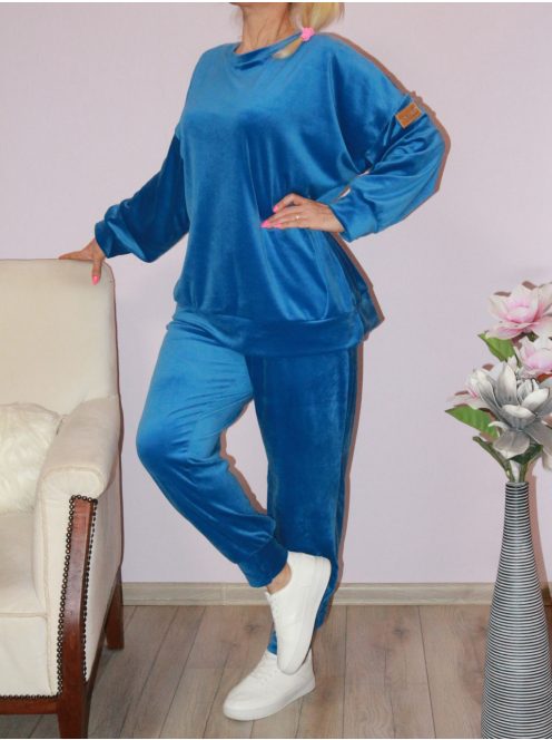 Plüss ,zsebes szabadidőruha !  3XL-4XL