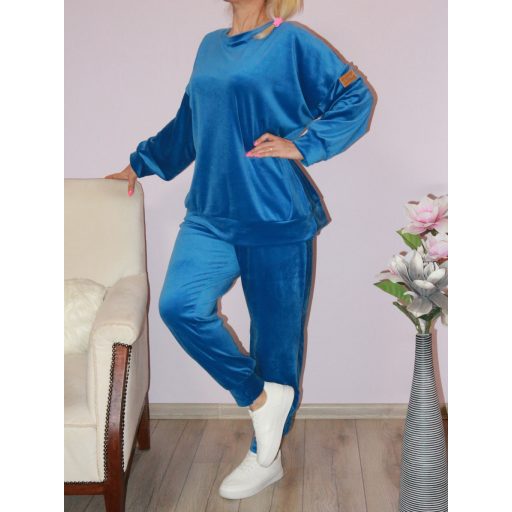 Plüss ,zsebes szabadidőruha !  3XL-4XL