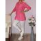 Madeirás gombos ing! pink L-XL