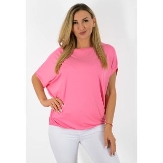 Egyszínű,lenge,gumis aljú felső ! rózsaszín L-XXL