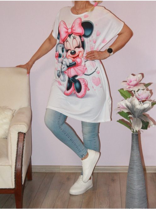 Egérkés cicás ,mintás tunika !  XXL-3XL