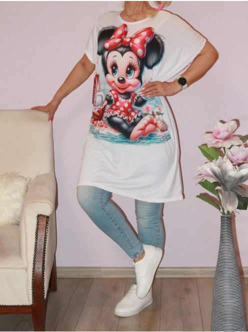 Egérkés kagylós ,mintás tunika !  XXL-3XL