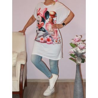 Egérkés,parfümös, mintás tunika !  XXL-3XL