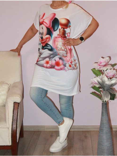 Egérkés,parfümös, mintás tunika !  XXL-3XL